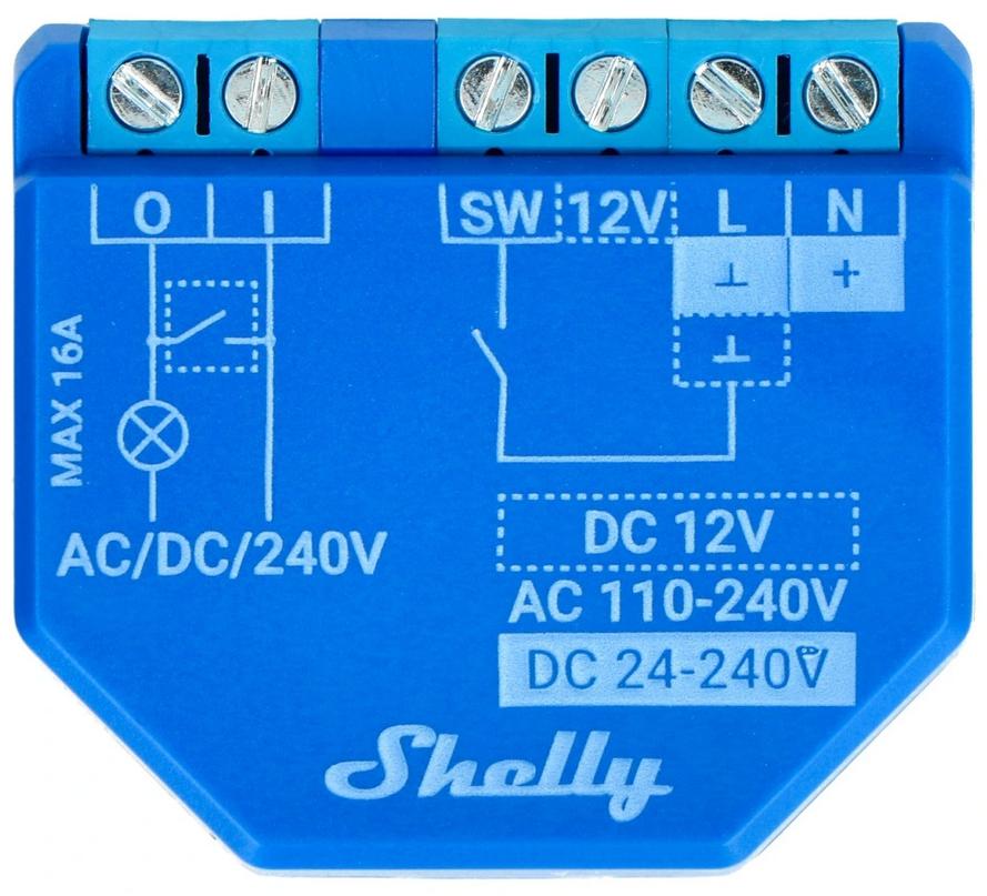 Przekaźnik bezpotencjałowy Shelly PLUS 1 Wi-Fi - najważniejsze cechy: