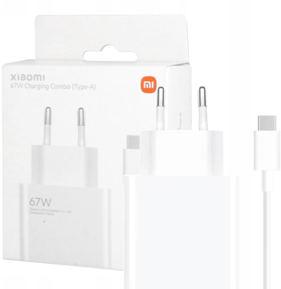 Szybka ładowarka sieciowa z kablem USB-C Xiaomi Mi 67W Wall Charger PD 3.0 QC 3.0 - najważniejsze cechy:
