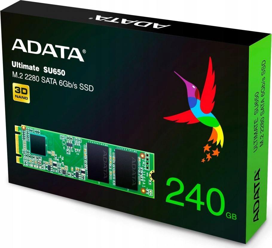Dysk SSD ADATA Ultimate SU650 240GB M.2 2280 SATA III