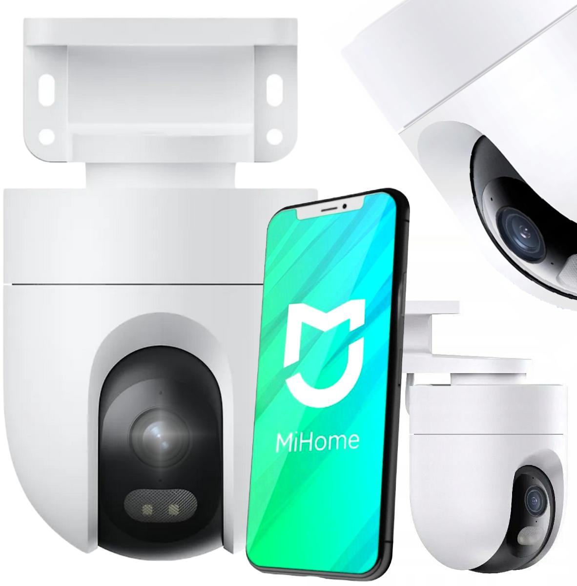 Wodoodporna obrotowa kamera zewnętrzna IP Wi-Fi 2,5K 4MPx Xiaomi Outdoor Camera CW400 -  najważniejsze cechy urządzenia monitorującego: