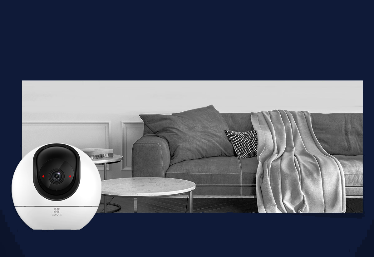 Inteligentna kamera domowa IP EZVIZ H6 3K Wi-Fi 360° - pełna ochrona w nocy, dla nieprzerwanego spokoju ducha