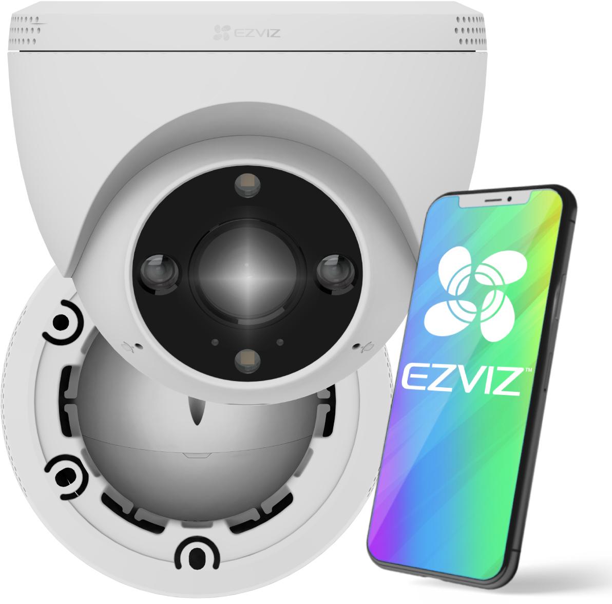 Kopułkowa kamera zewnętrzna / wewnętrzna IP Wi-Fi EZVIZ H4 2K IP67 - najważniejsze cechy urządzenia do monitoringu: