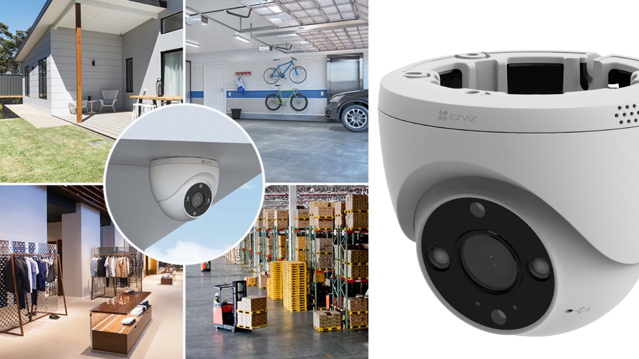Kopułkowa kamera monitorująca IP Wi-Fi EZVIZ H4 2K IP67 - czuj się bezpiecznie zarówno w środku, jak i na zewnątrz