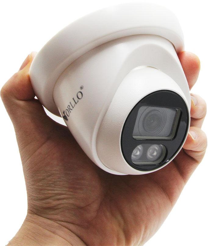 4 x kamera zewnętrzna ORLLO PoE Eco Dome 2MPx - specyfikacja i dane techniczne każdej z zestawu kamer: