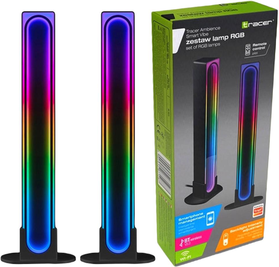 Zestaw lamp LED RGB Tracer Ambience Smart Vibe – zapewnij sobie odpowiednią oprawę świetlną na każdą okazję