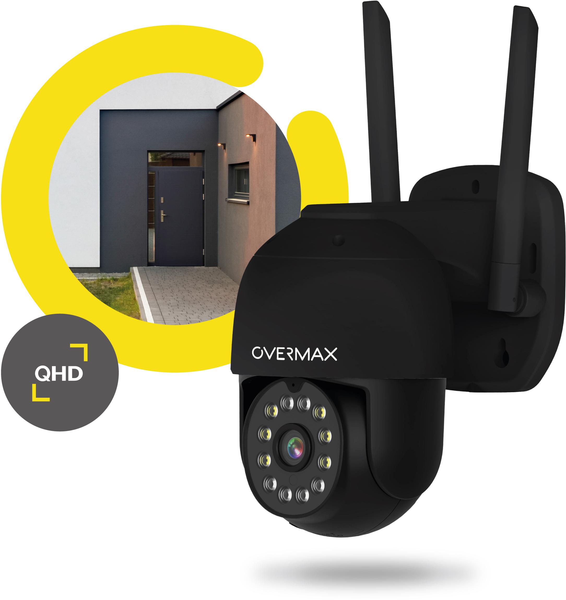 Overmax OV-CAMSPOT 4.95 QHD Wi-Fi 4MPx 360° - kamera IP do monitoringu zewnętrznego zapewniająca 100% ochrony