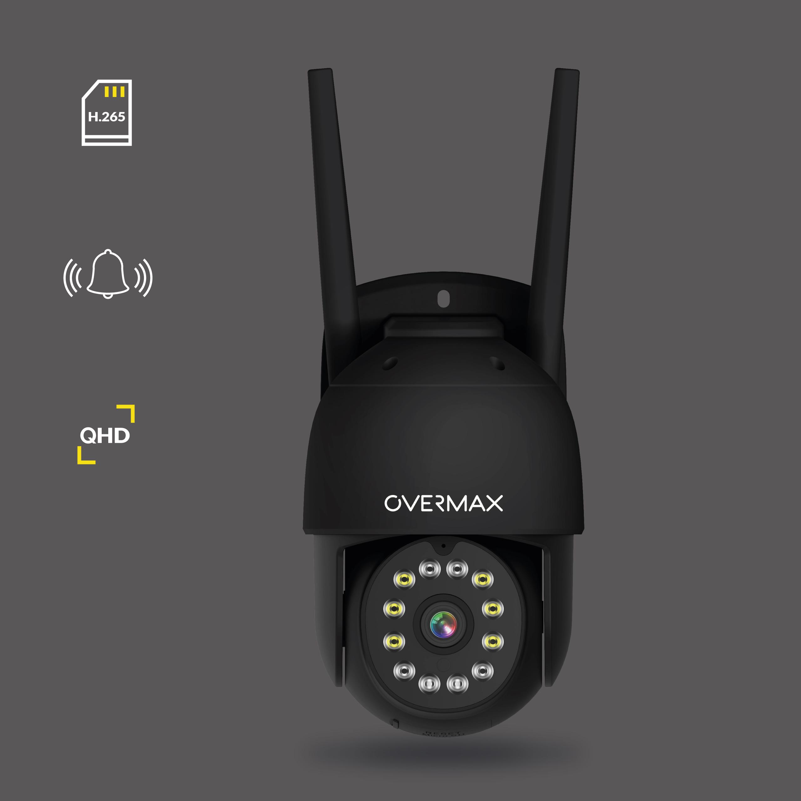Overmax OV-CAMSPOT 4.95 QHD Wi-Fi 4MPx 360° - obrotowa kamera zewnętrzna IP łatwa w obsłudze i wysoce odporna