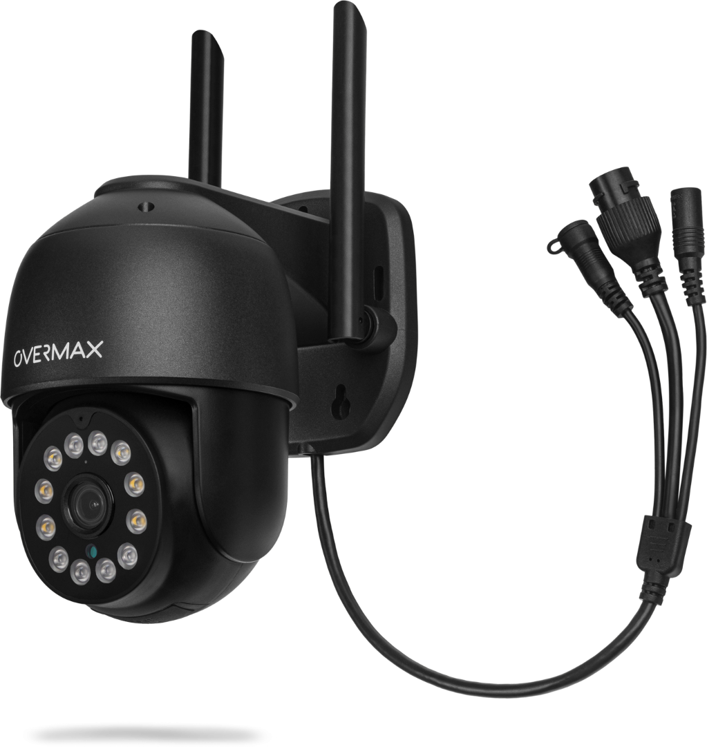 Obrotowa kamera zewnętrzna IP Overmax OV-CAMSPOT 4.95 QHD Wi-Fi 4MPx 360° - pełnia nowoczesnych funkcji