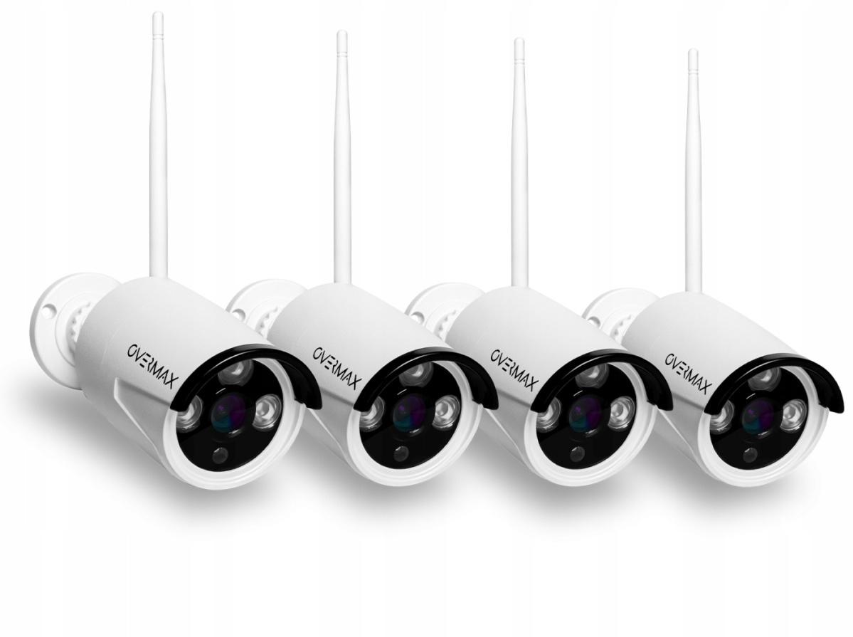 Zestaw monitoringu IP z 4 kamerami Full HD Wi-Fi 2MPx - stworzony po to, by strzec Twojej posesji przez całą dobę!