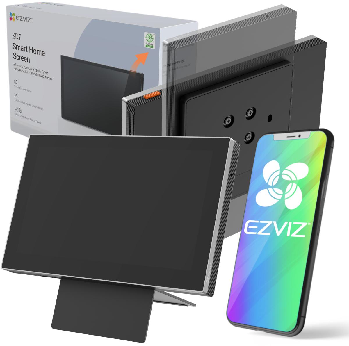 Bezprzewodowy monitor bezpieczeństwa EZVIZ SD7 inteligentny ekran - najważniejsze cechy: