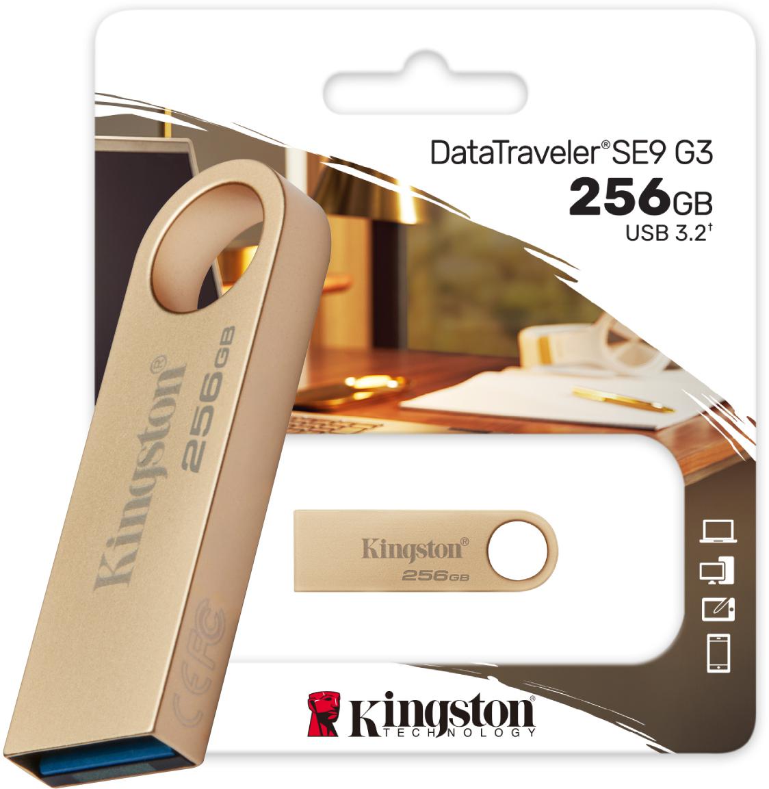 Pamięć flash USB Data Traveler SE9 G3 pendrive Kingston 256GB - najważniejsze cechy: