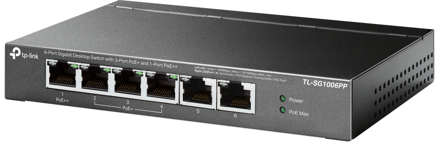 Gigabitowy przełącznik TP-Link TL-SG1006PP - przydatna i funkcjonalna opcja Plug and Play