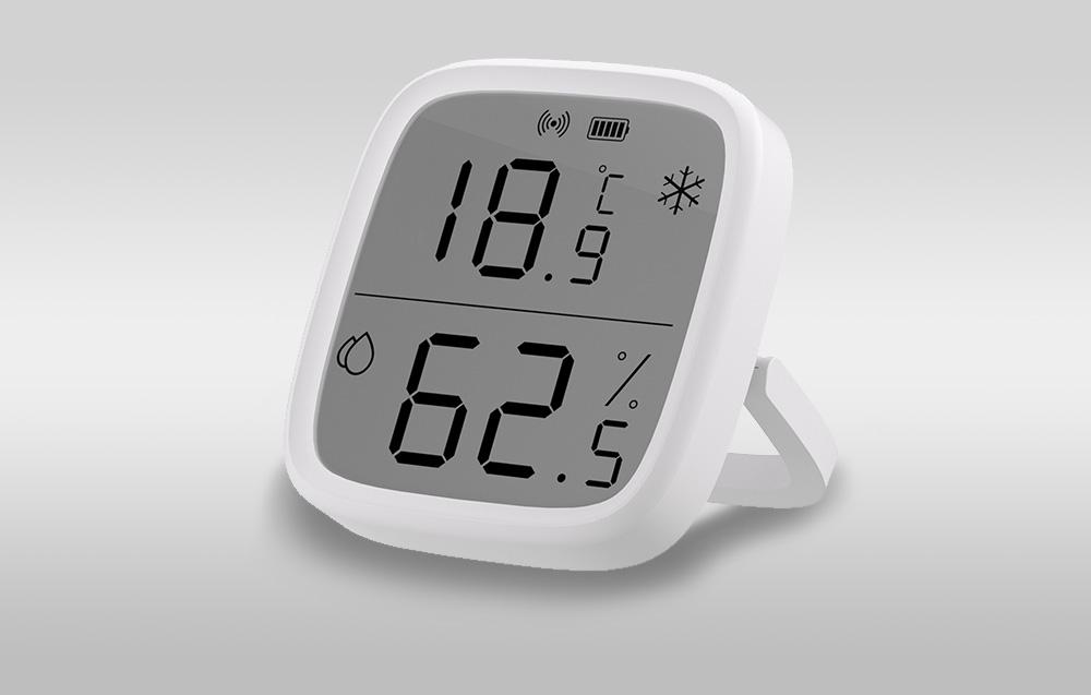 Inteligentny czujnik temperatury i wilgotności z wyświetlaczem LCD Sonoff SNZB-02D - szeroka kompatybilność i wygodny dostęp do danych