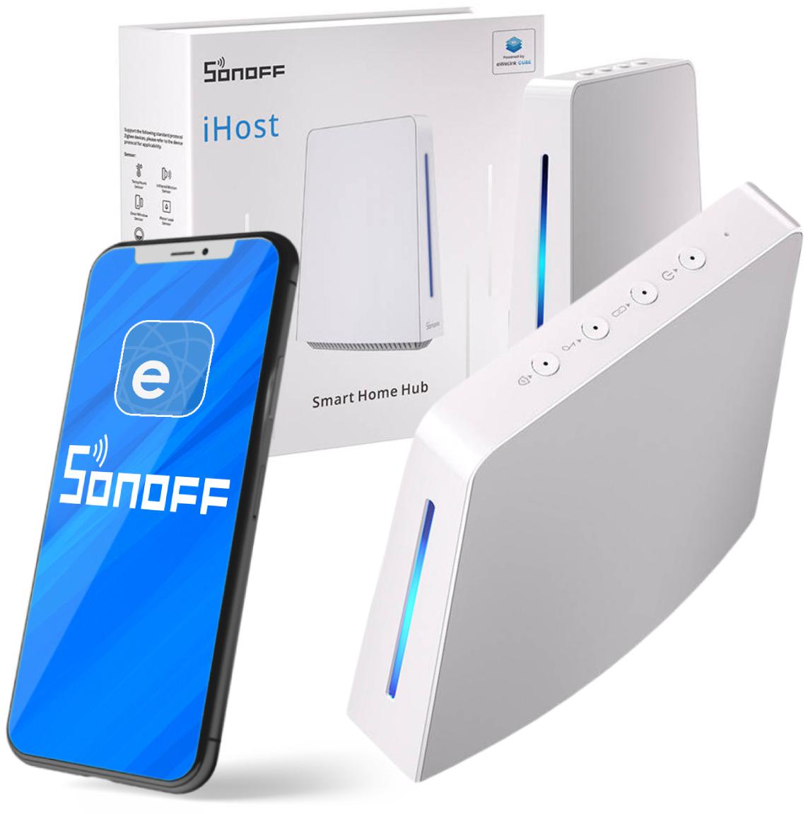 Sonoff iHost Smart Home Hub AIBridge-26 4GB RAM centrala Wi-Fi / ZigBee - najważniejsze cechy: