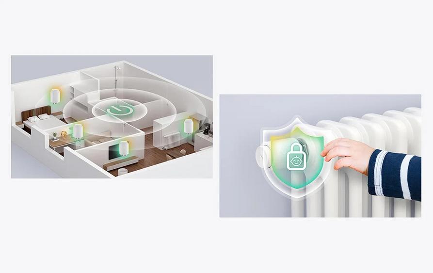 Inteligentna głowica termostatyczna Sonoff TRVZB ZigBee 3.0 - możliwość indywidualnaj regulacji temperatury w każdym pomieszczeniu