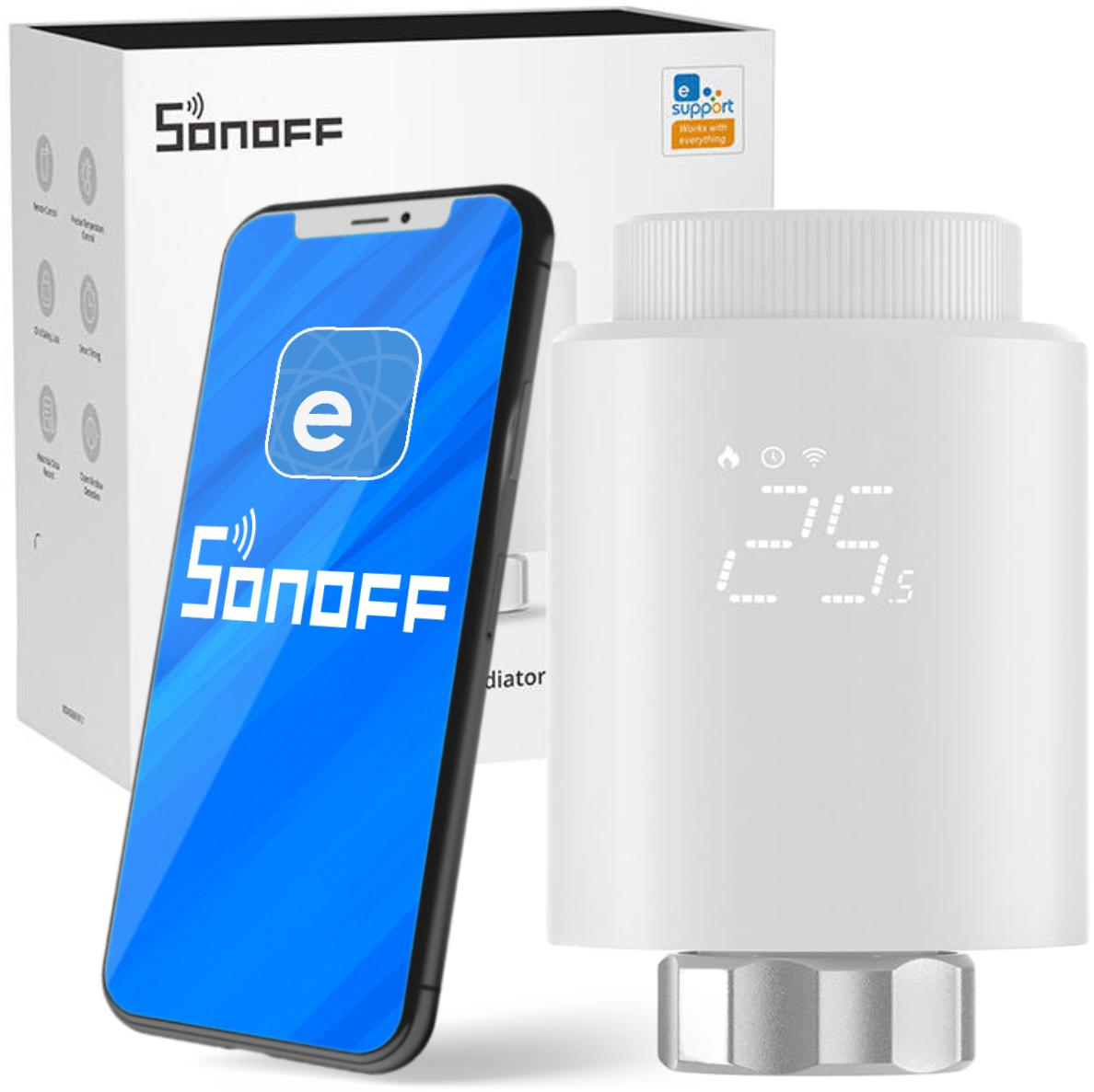Inteligentna głowica termostatyczna Sonoff TRVZB ZigBee 3.0 - najważniejsze cechy:
