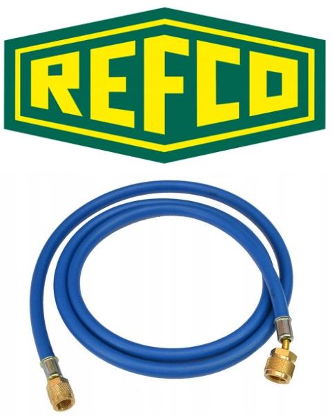 Wąż serwisowy REFCO CL-60-1/2\"-20UNF-R (150 cm / 5/16\" x 1/4\") niebieski