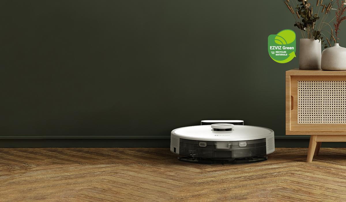 Inteligentny robot sprzątający i mopujący EZVIZ RE4 - duża moc ssania i inteligentna nawigacja po pomieszczeniach
