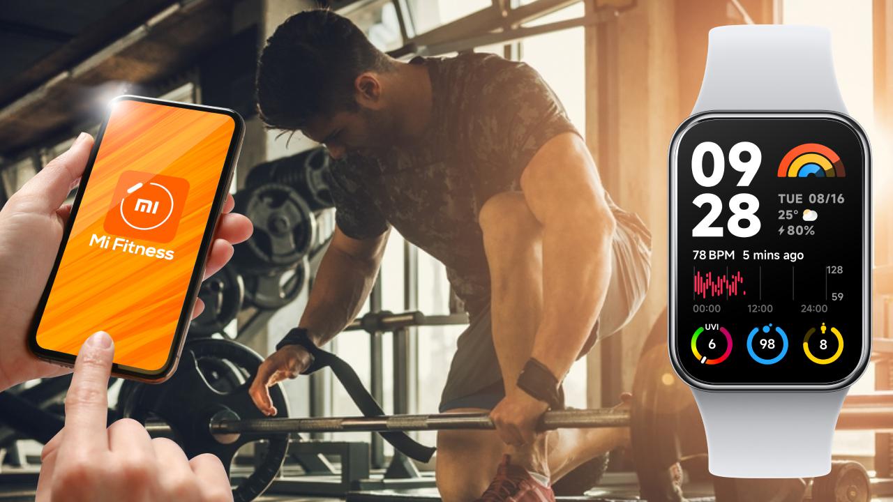 Opaska sportowa Xiaomi Smart Band 8 Pro - ponad 150 trybów ćwiczeń, 10 trybów biegowych, ćwiczenia rozgrzewkowe i relaksacyjne 3D