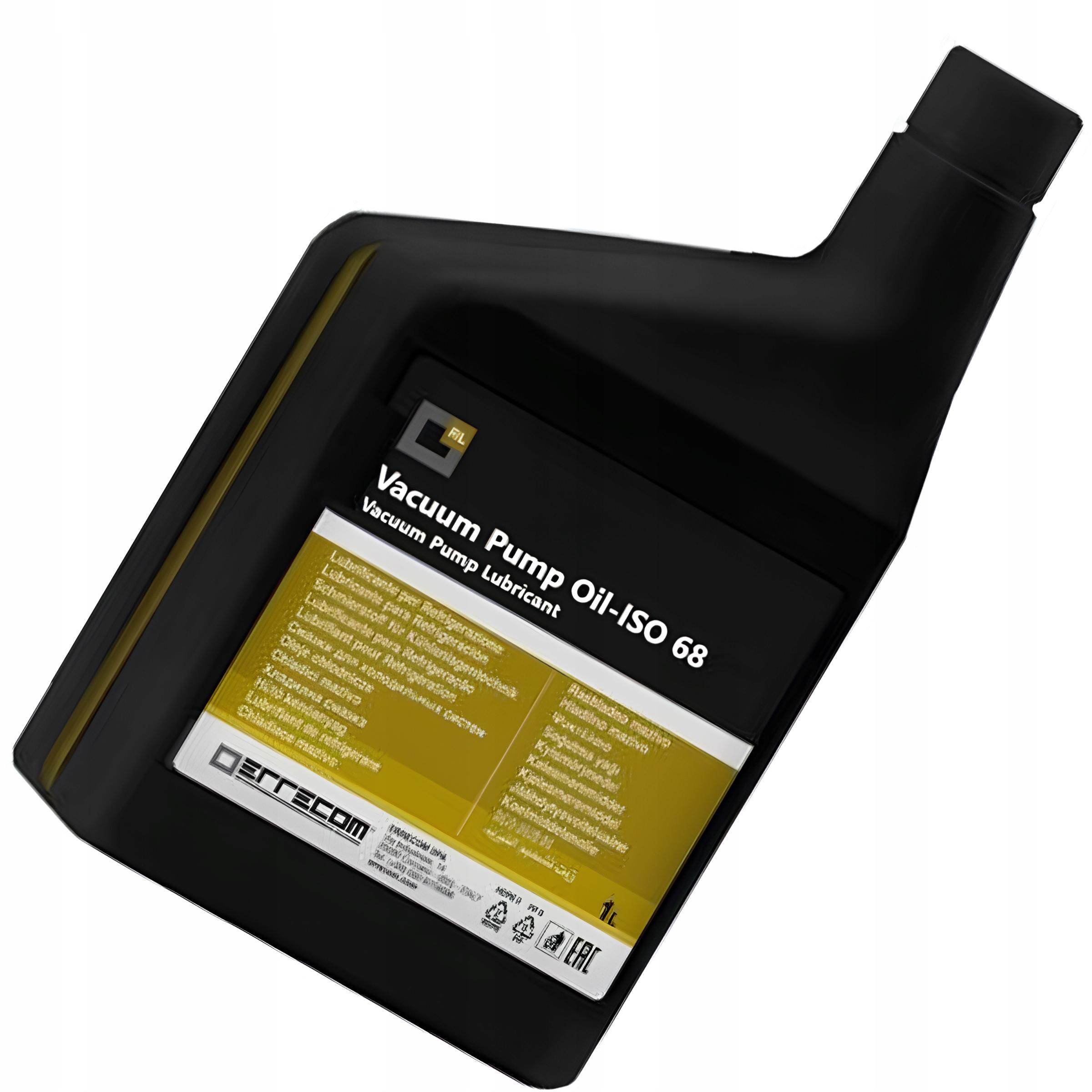 Vacuum Pump Oil ISO68 ERRECOM 1 litr - uniwersalny olej do konserwacji pomp próżniowych
