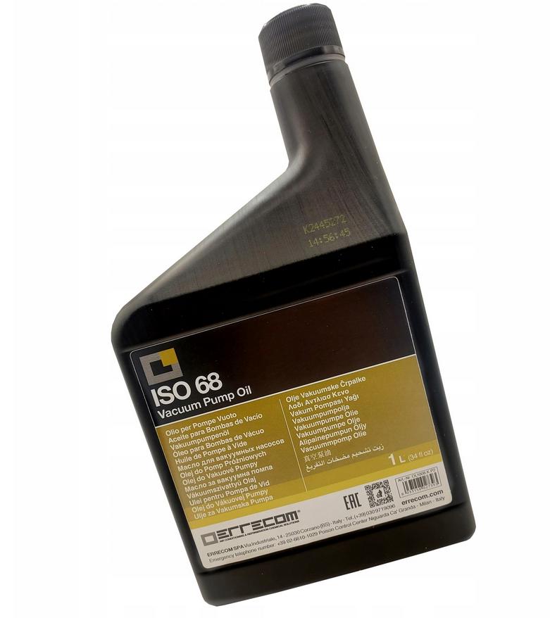 Zastosowanie i przeznaczenie oleju do pomp próżniowych Vacuum Pump Oil ISO68 ERRECOM 1l: