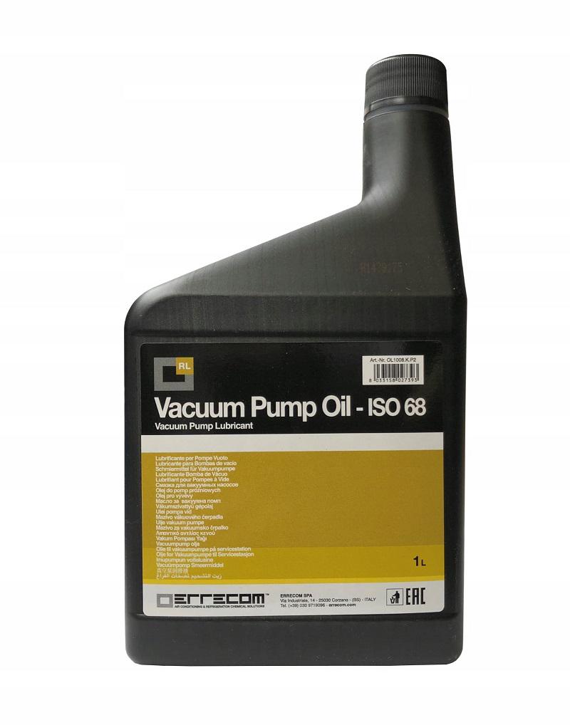 Olej do pomp próżniowych Vacuum Pump Oil ISO68 ERRECOM 1 litr - specyfikacja i dane techniczne: