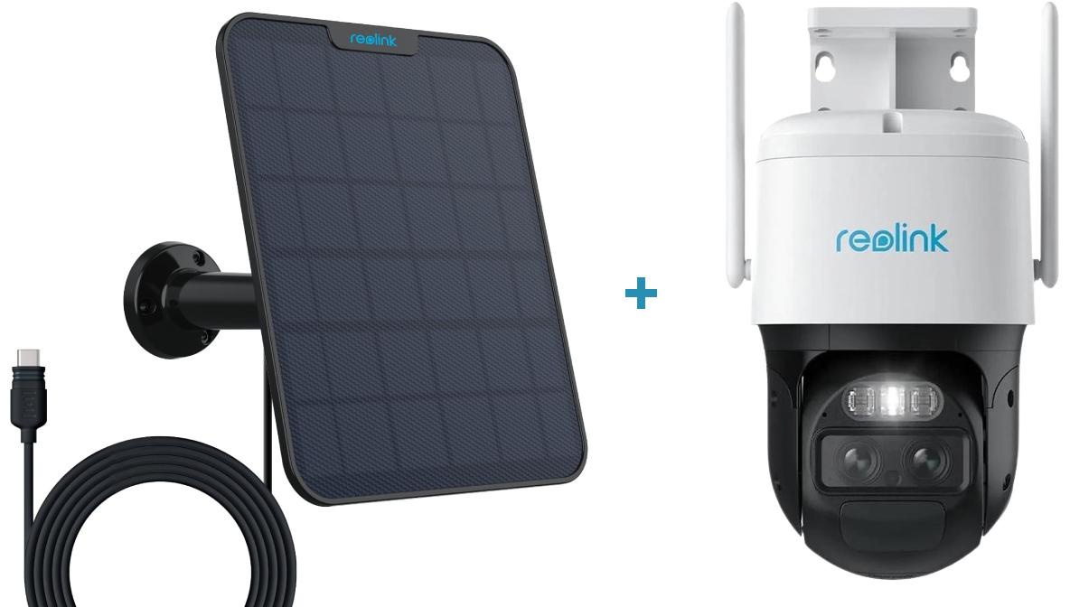 Czarny panel solarny do zasilania kamer Reolink 2 5,8W - podsumowanie zalet i możliwości akcesorium do kamer:
