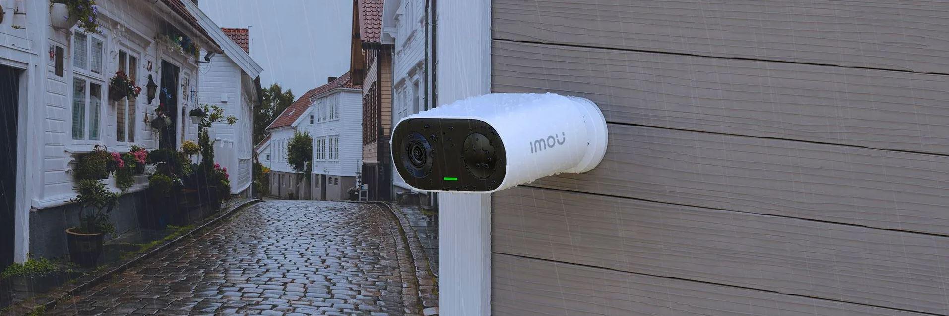 Kamera monitorująca IP Imou Cell Go odporna na trudne warunki atmosferyczne i wodoodporna (certyfikat IP65)