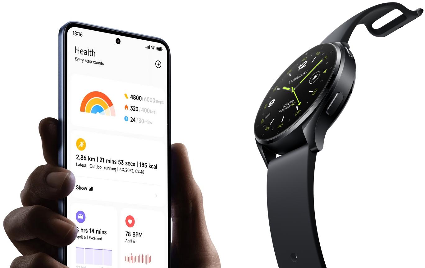 Smartwatch Xiaomi Watch 2 - ponad 160 trybów sportowych, 12-kanałowe monitorowanie PPG i całodzienna ochrona zdrowia