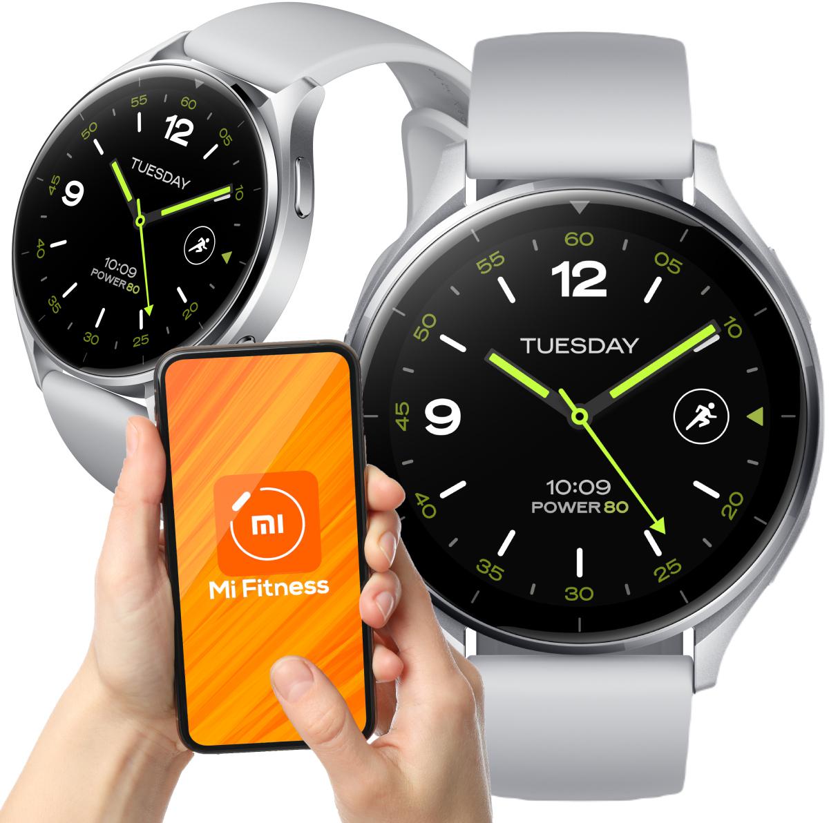 Smartwatch z systemem operacyjnym WearOS Xiaomi Watch 2 SILVER - najważniejsze cechy: