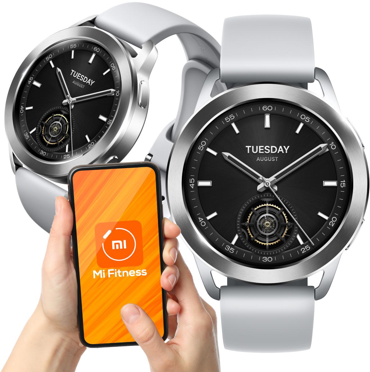 Smartwatch z systemem operacyjnym HyperOS Xiaomi Watch S3 SILVER - najważniejsze cechy: