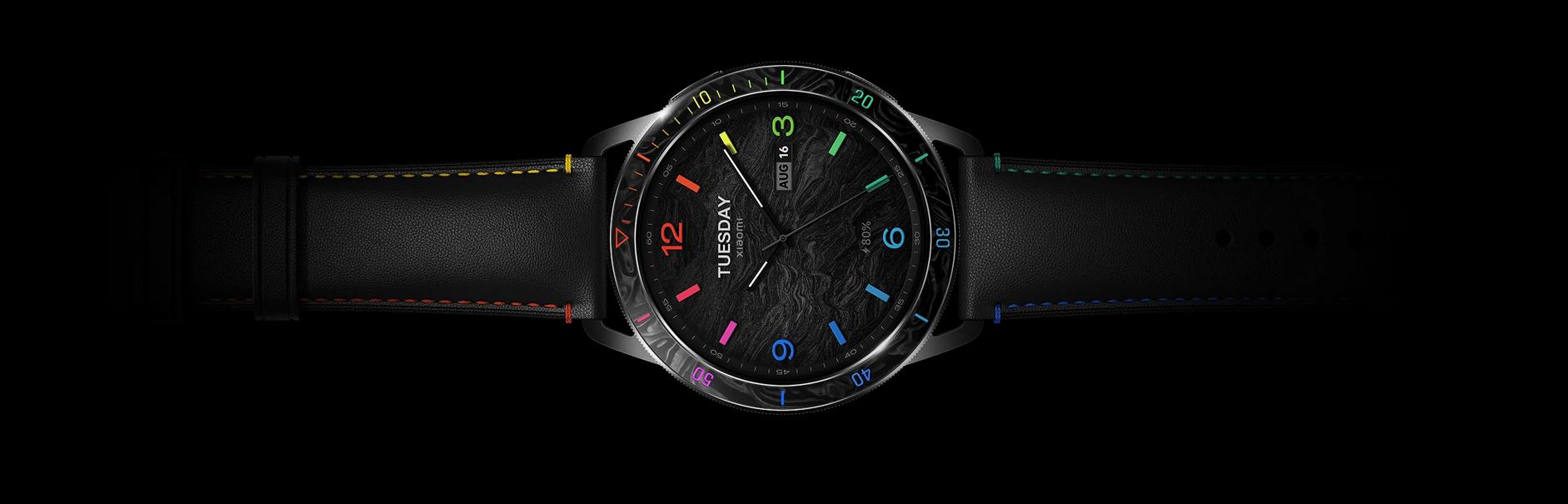 Smartwatch Xiaomi Watch S3 - wyświetlacz AMOLED 1,43\", częstotliwość odświeżania 60 Hz, 16,7 miliona kolorów