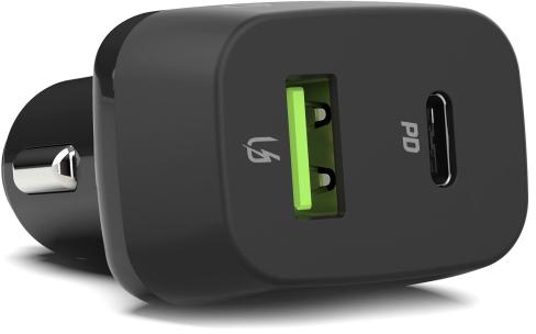 Ładowarka samochodowa Power Delivery / Quick Charge 3.0 USB-C USB-A Green Cell kompatybilna ze wszystkimi rodzajami zapalniczek samochodowych