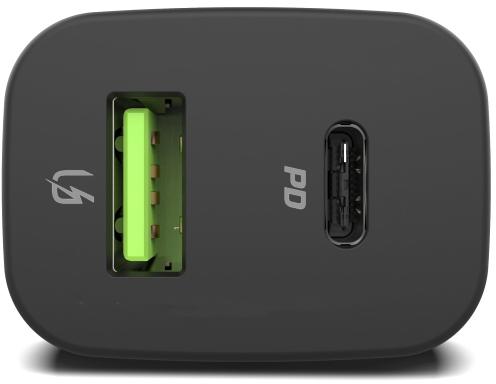 Ładowarka samochodowa Power Delivery / Quick Charge 3.0 USB-C USB-A Green Cell - szybkie ładowanie z łączną mocą 48W