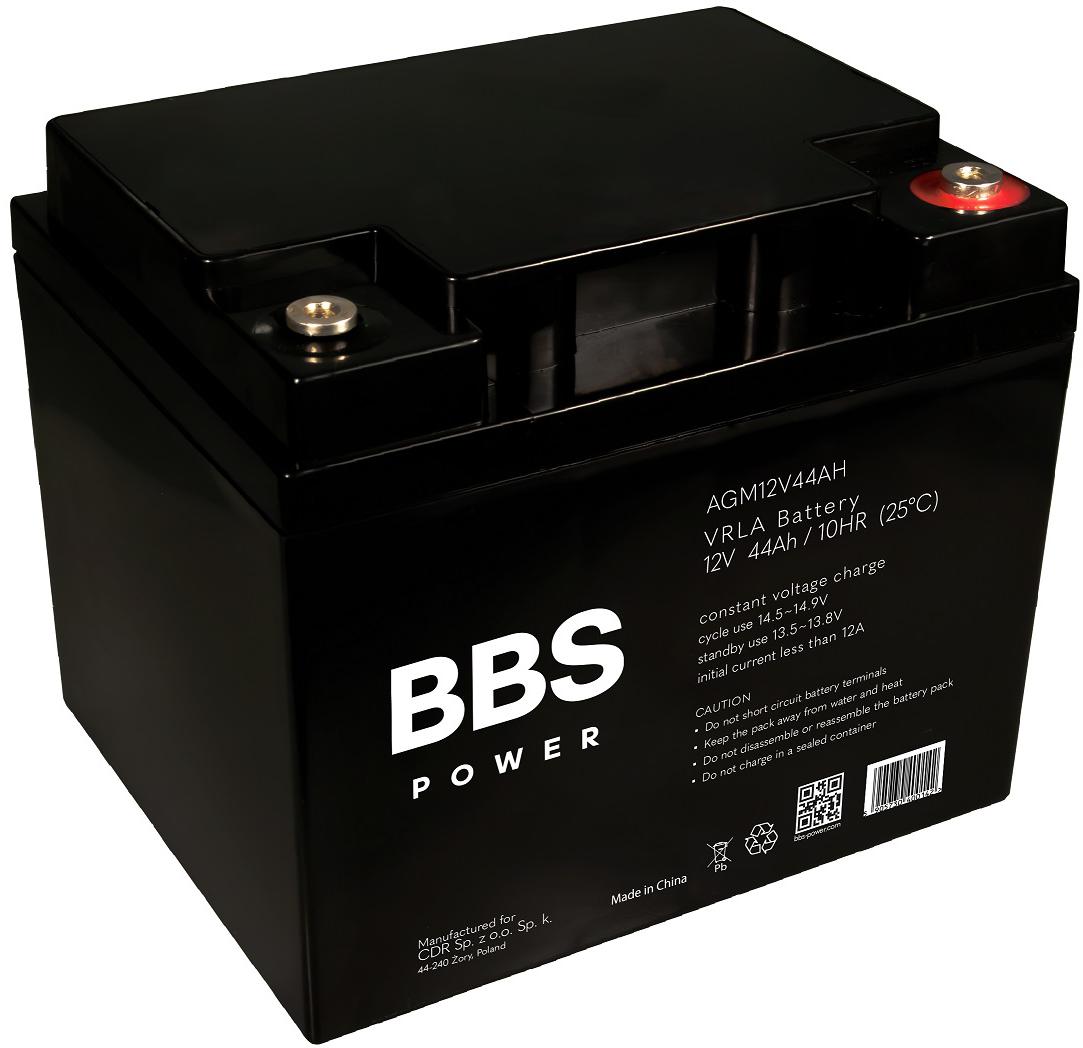 Akumulator AGM BBS Power 12V 44Ah - NAJWAŻNIEJSZE CECHY: