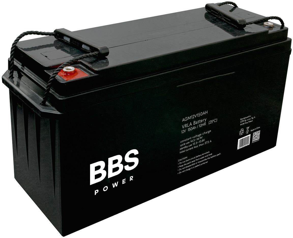 Akumulator AGM BBS Power 12V 150Ah - NAJWAŻNIEJSZE CECHY: