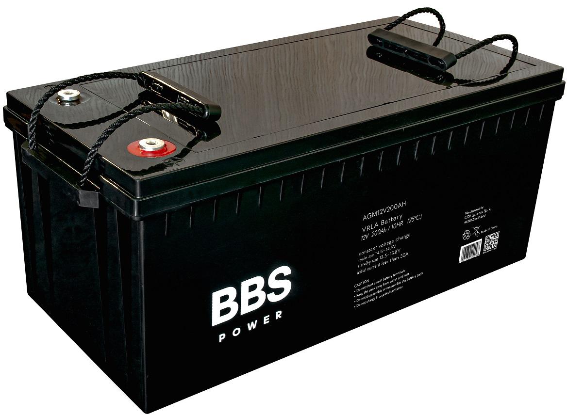 Akumulator AGM BBS Power 12V 200Ah - NAJWAŻNIEJSZE CECHY: