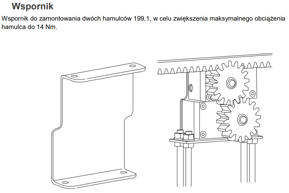 Hamulec hydrauliczny Beninca Hi Motions 199.1