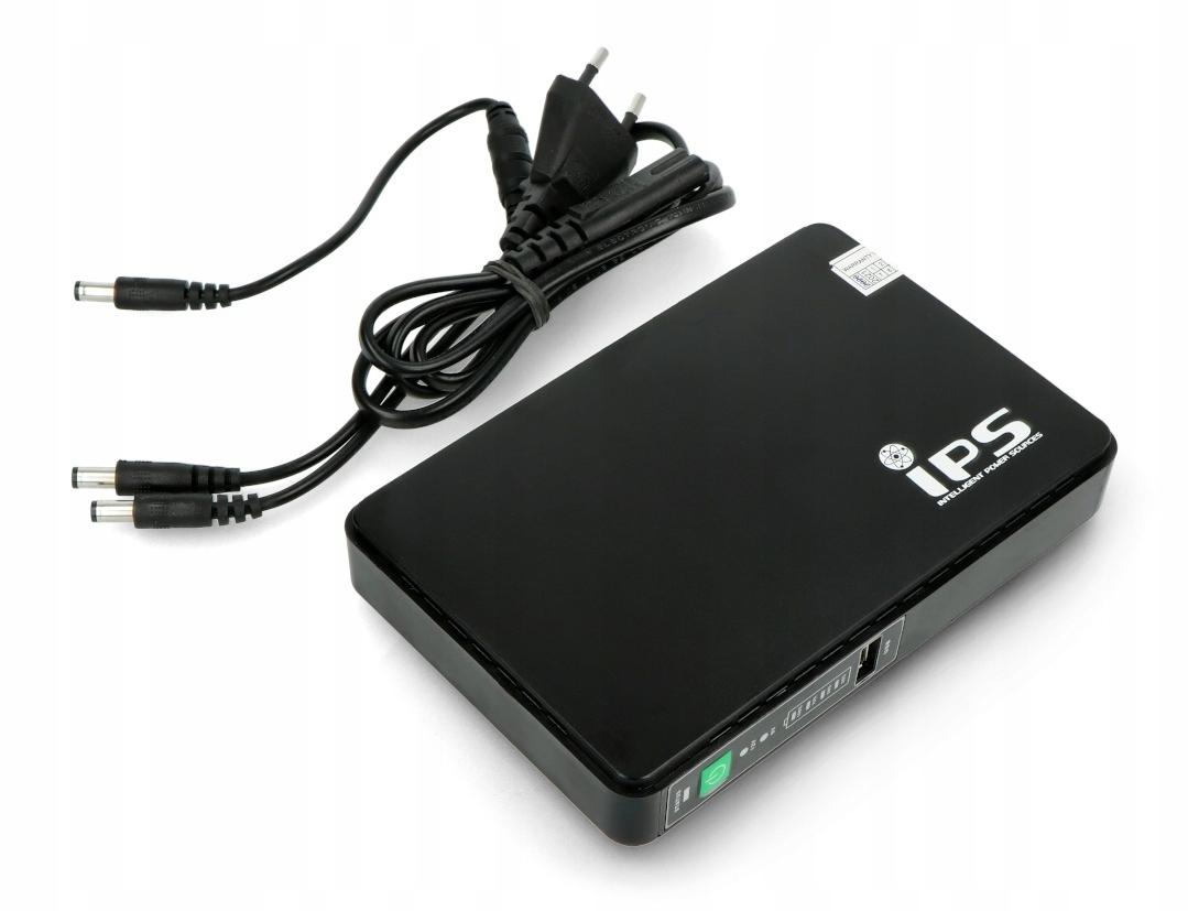 UPS mini zasilacz awaryjny IPS Router UPS-15 15W 8800mAh - zalety modelu: