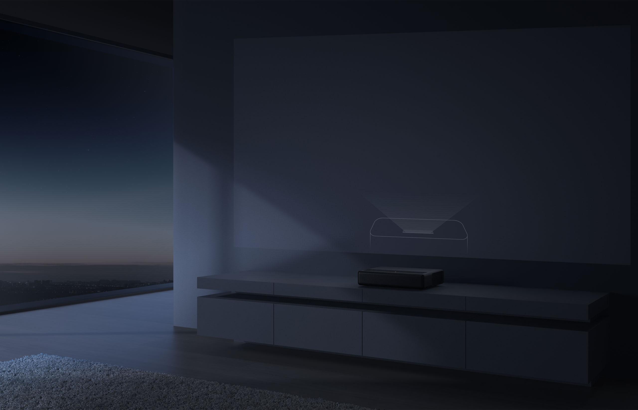 Projektor 4K Xiaomi Mi Laser Projector 150'' – duży obraz nawet z bardzo bliskiej odległości