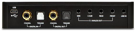 Zewnętrzna karta dźwiękowa Axagon ADA-71 USB 7.1 SOUNDbox - wyjścia: