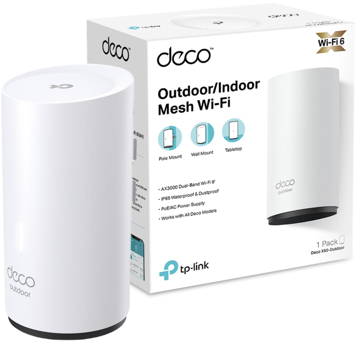 Domowy system WiFi MESH TP-Link DECO X50-OUTDOOR – najważniejsze cechy: