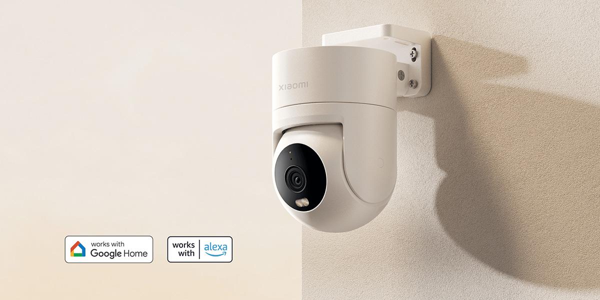 Zewnętrzna kamera monitorująca IP Xiaomi Outdoor Camera CW300 - kompatybilność z asystentami głosowymi