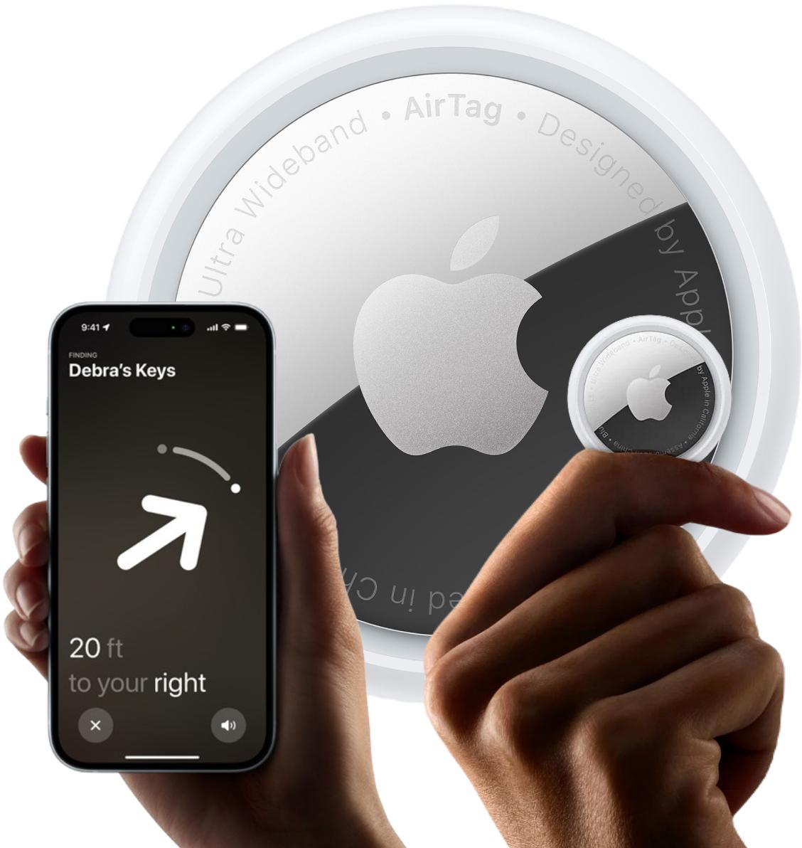 Lokalizator Apple AirTag - niewielki, lekki i łatwy w użyciu lokalizator przedmiotów