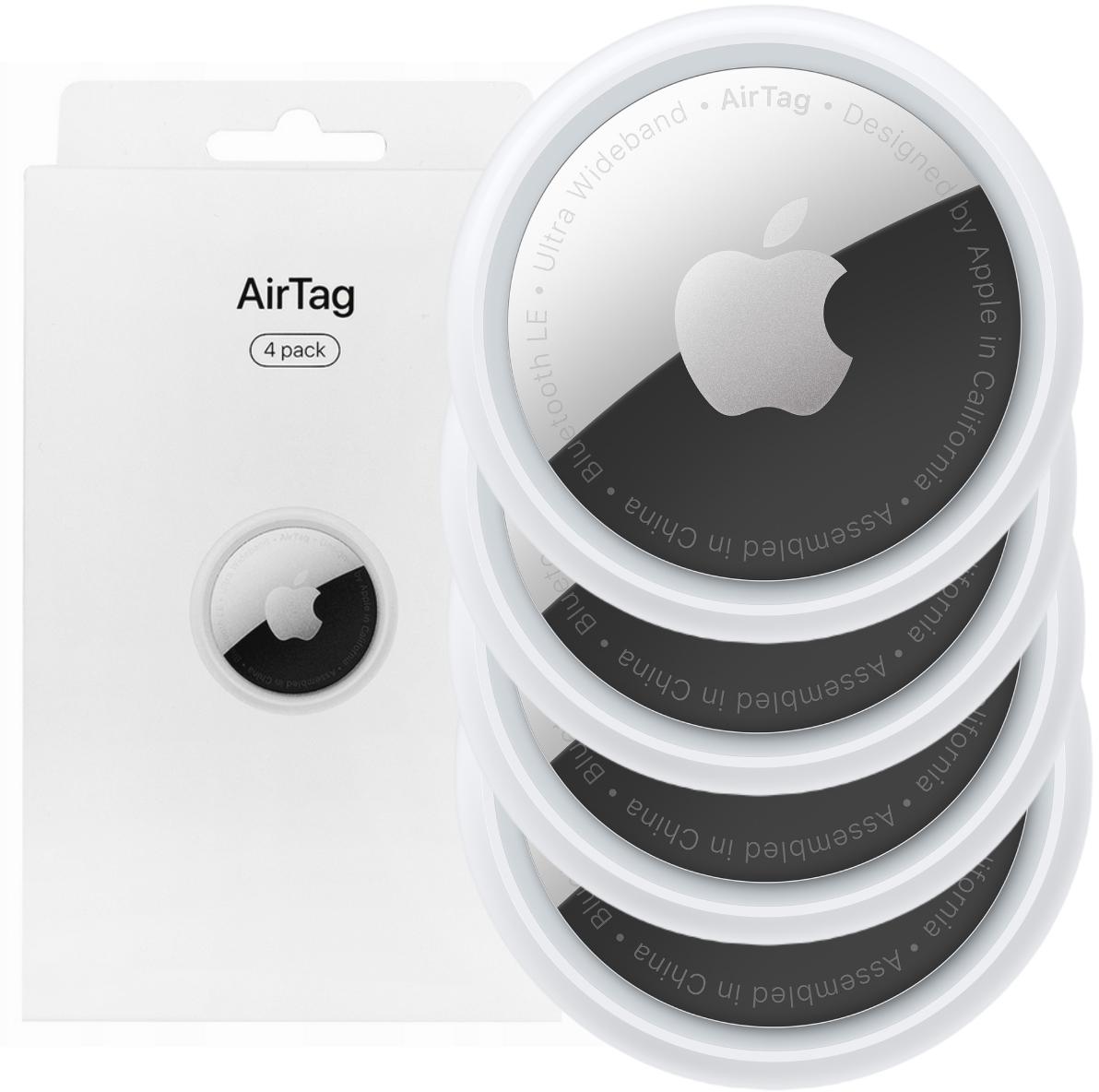 Zestaw 4 lokalizatorów przedmiotów Apple AirTag MX542ZY/A 4 szt. - najważniejsze cechy: