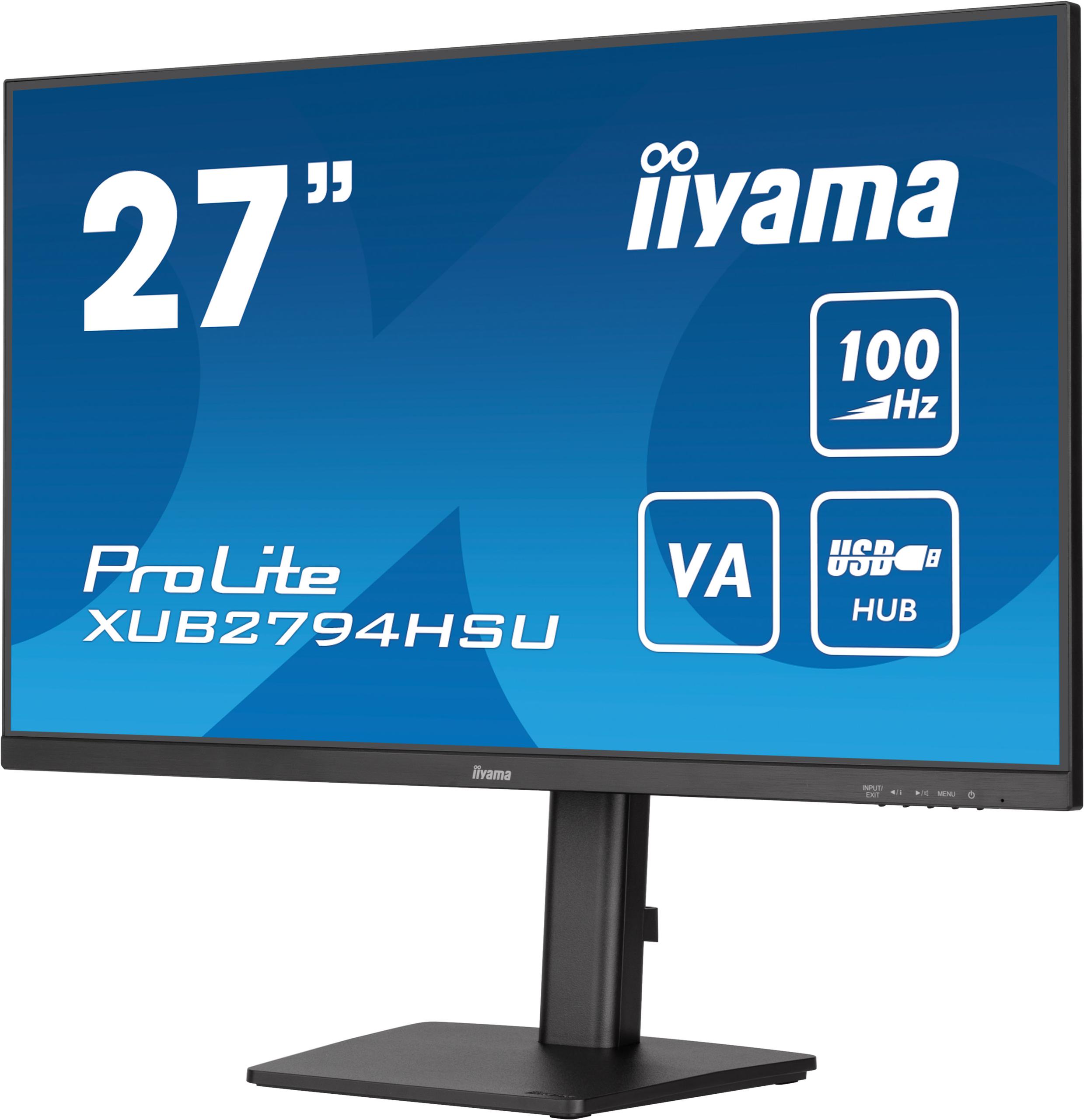 Monitor LED IIYAMA XUB2794HSU-B6 27\" VA 100 Hz HAS Pivot – nowoczesny monitor do wielu zastosowań