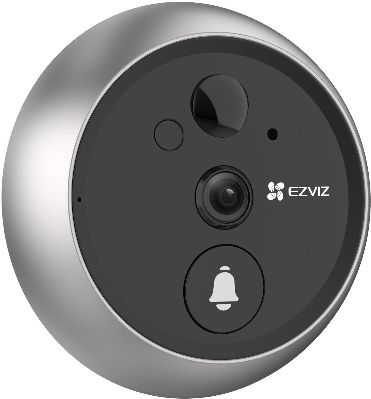 Bezprzewodowy dzwonek drzwiowy z wizjerem i kamerą 2K 3MPx EZVIZ DP2 - wideo, audio i funkcje: