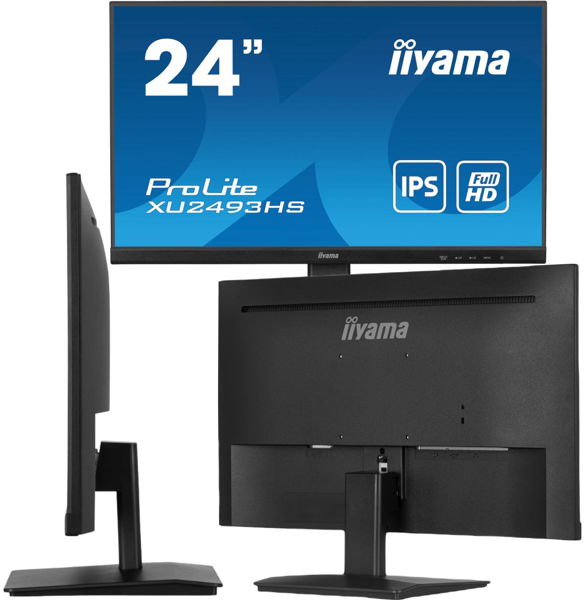 Monitor LED IIYAMA XU2493HS-B6 24\" IPS 100Hz 0,5ms Slim - najważniejsze cechy:
