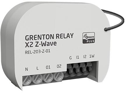 Moduł przekaźnikowy RELAYx2 Z-Wave Grenton - najważniejsze cechy: