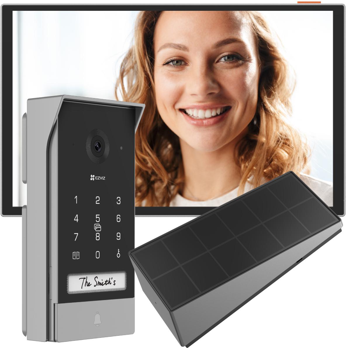 Wideodomofon EZVIZ CS-EP7 2K WiFi IP65 - specyfikacja panelu wewnętrznego wideodomofonu: